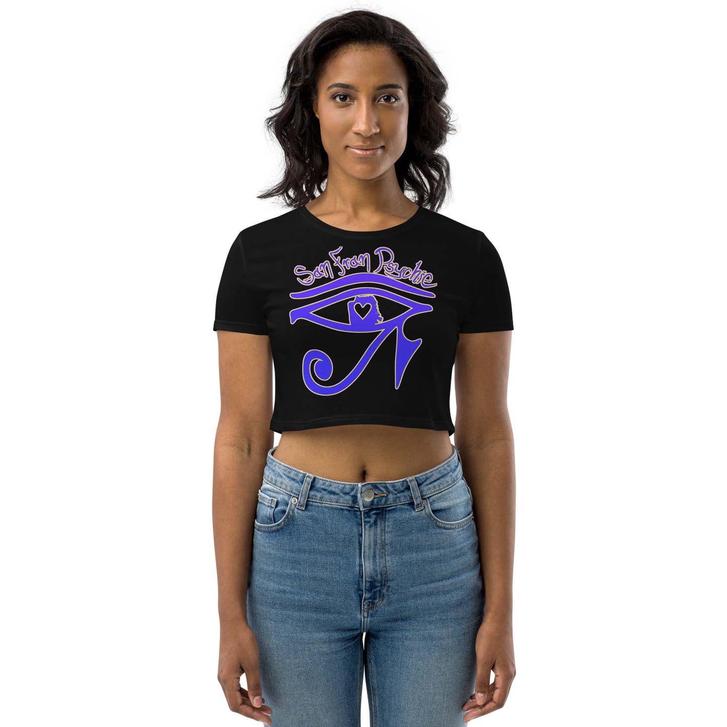 SF Ra Eye Mystic San FranPsychic Crop Top