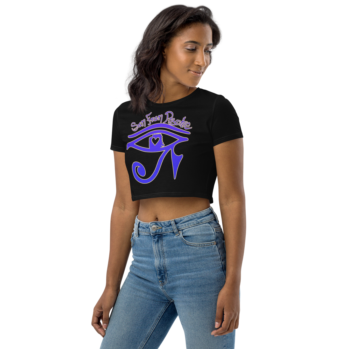 SF Ra Eye Mystic San FranPsychic Crop Top