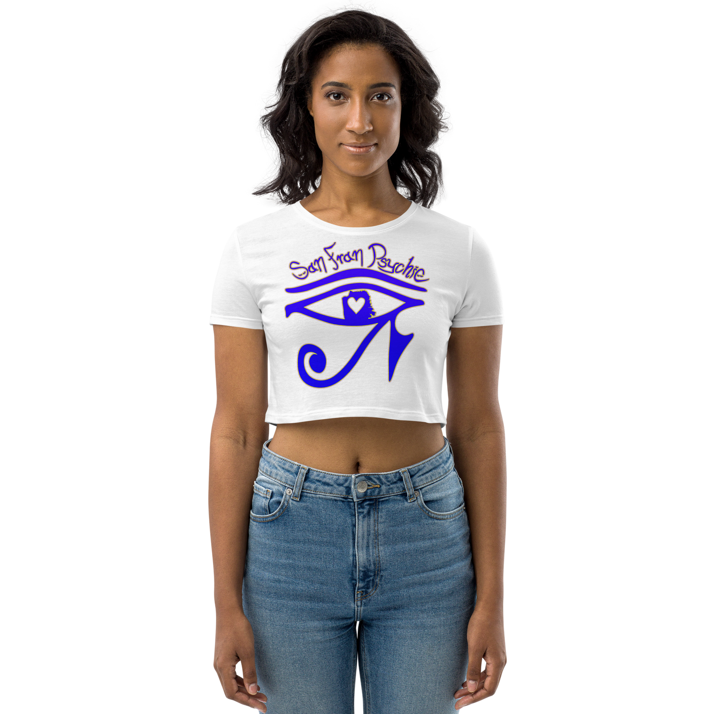 SF Ra Eye Mystic San FranPsychic Crop Top