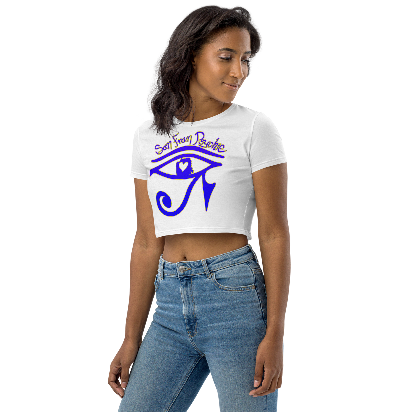 SF Ra Eye Mystic San FranPsychic Crop Top