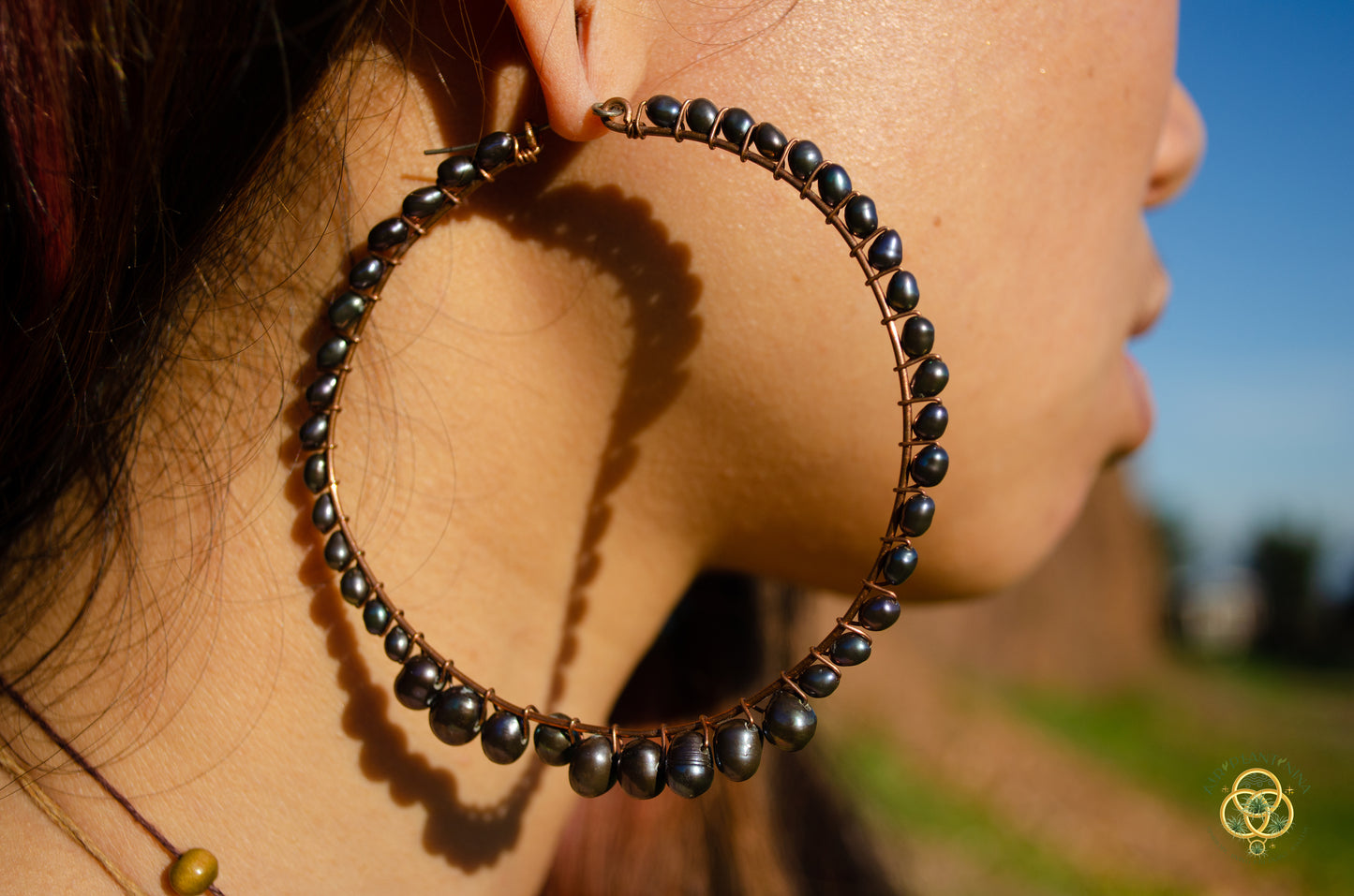 Pearl Hoop Earrings ~ Geniune Pearls (Small, Medium, Large, Many Styles)