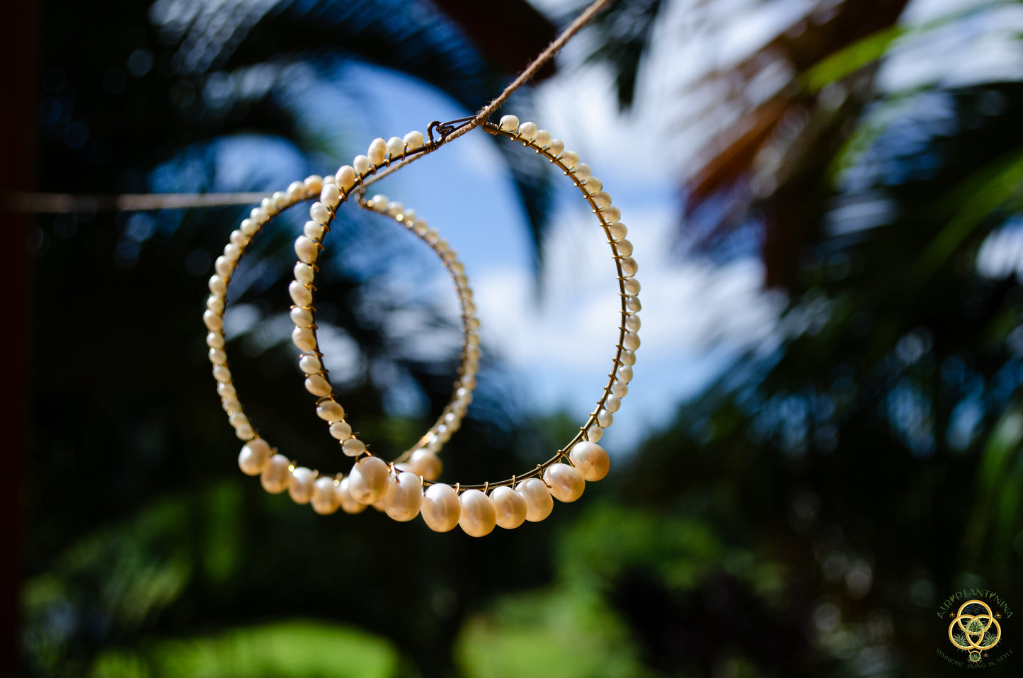 Pearl Hoop Earrings ~ Geniune Pearls (Small, Medium, Large, Many Styles)