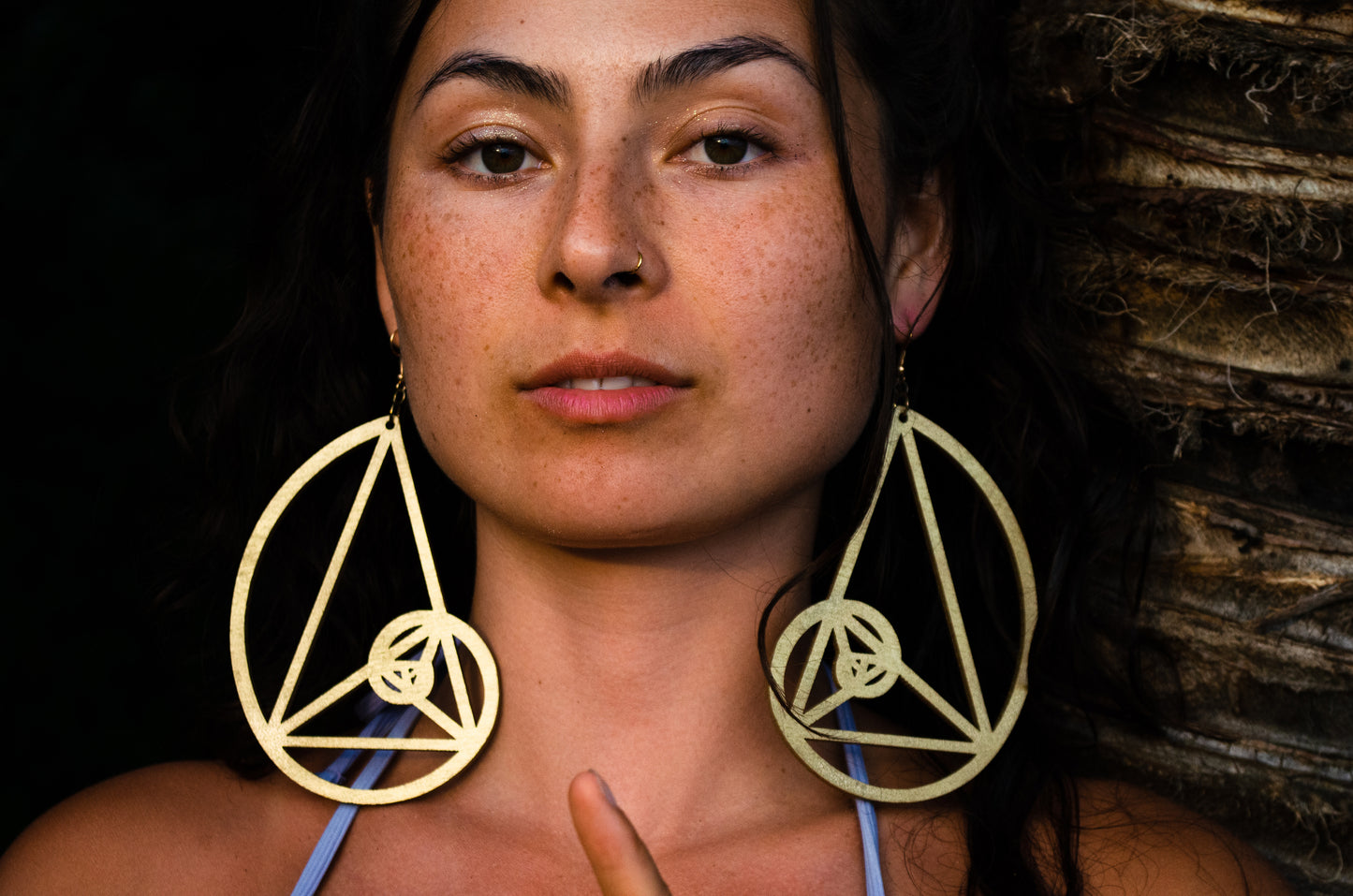 Golden Ratio Fibonacchi Wooden Earrings